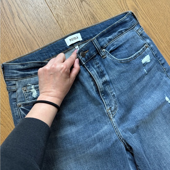 Pistola Aline High Rise Skinny - Size 31 - NWT - Medium Blue Wash - Picture 2 of 6